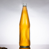 875ML Clear Glass Orange Apple Juice Bottle with Crown Cap