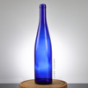 Unique 750ml Cobalt Blue Glass Vodka Wine Liquor Bottle Supplier