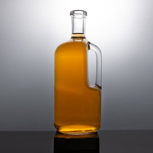 1.75L Half Gallon Handle Glass Liquor Bottle