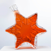 50cl Bespoke Unique Snowflake Shaped Spirits Glass Container