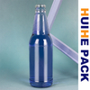315ml Cylinder Glass Carbonated Beverage Bottle with Crown Cap
