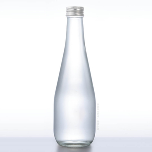 Bulk 330ml Glass Water Drinking Bottle with Screw Lid BPA Free 