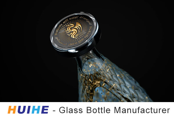 water glass bottle with cork