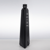 700ml Slender Triangular Ribbing Pattern Glass Liquor Bottle