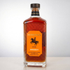 Ampolla de licor de vidre quadrada en relleu de 1000 ml