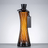 Twisted Oval Waisted Clear Glass Bottle 500ml Wholesale