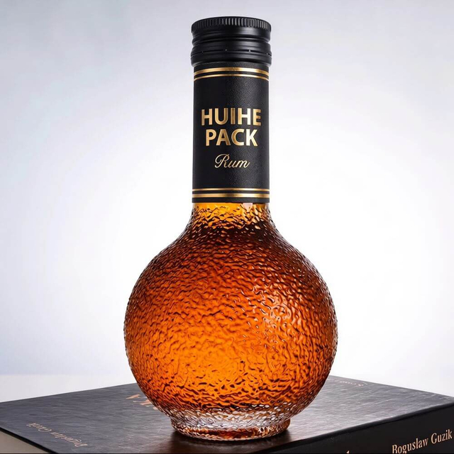 Unique Pebble - Like Pattern 400ml Flask Liquor Bottle
