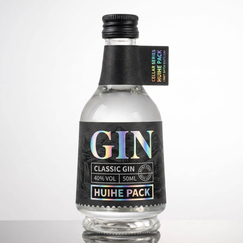 50ml Clear Frosted Glass Little Bottles of Alcohol with Screw Cap