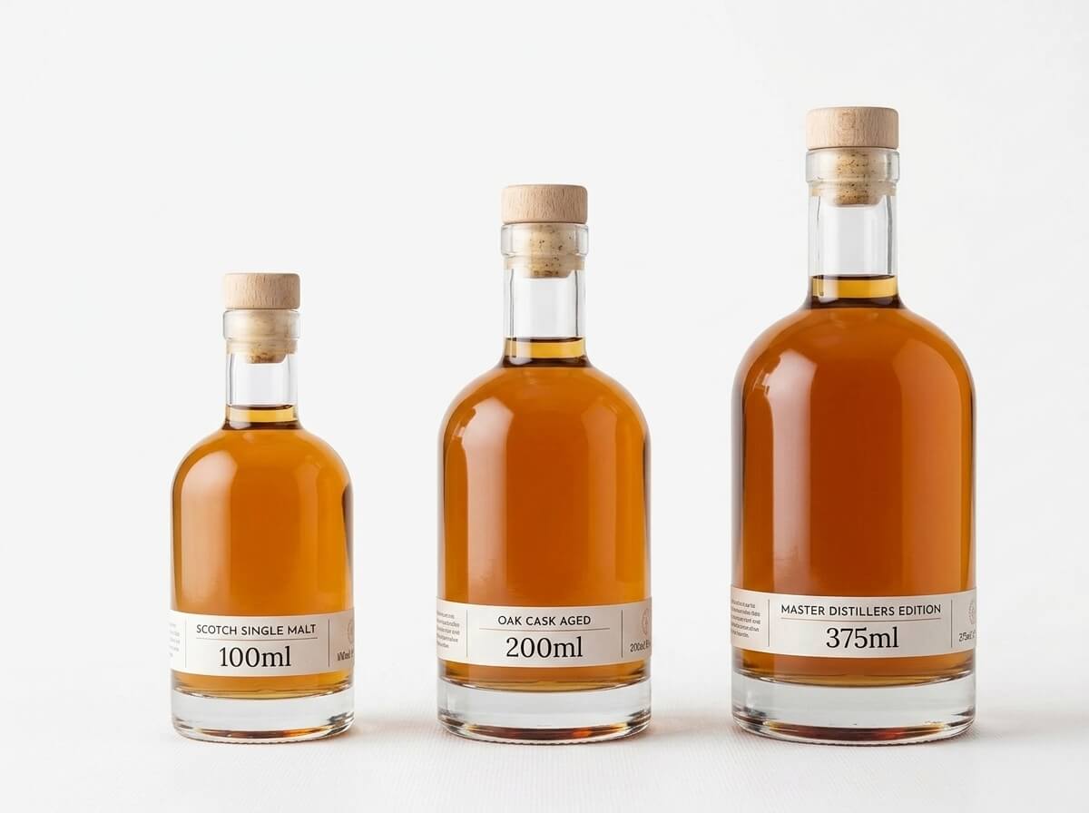 100ml 200ml 375ml whiskyflaske