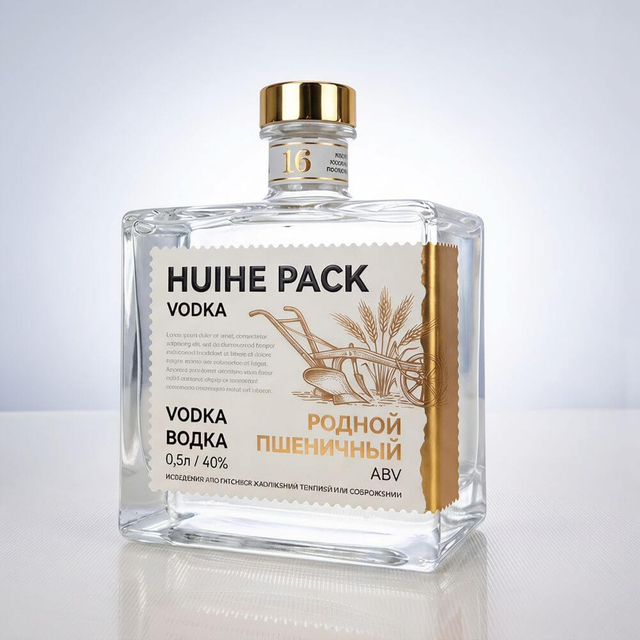 Hot Selling Refined Minimalism Square Liquor Bottle