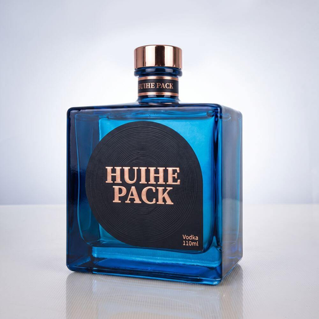 Hot Selling Refined Minimalism Square Liquor Bottle