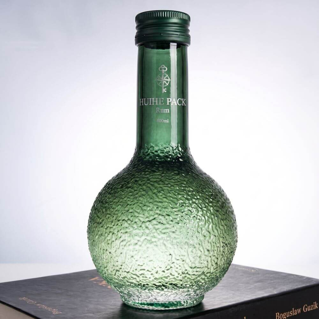 Unique Pebble - Like Pattern 400ml Flask Liquor Bottle
