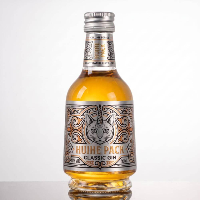 50ml Clear Frosted Glass Little Bottles of Alcohol with Screw Cap