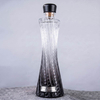 Twisted Oval Waisted Clear Glass Bottle 500ml Wholesale