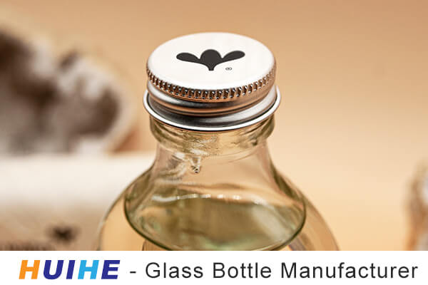 water glass bottle with screw cap
